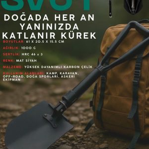 61 cm Katlanır Kürek (SV61)